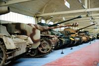 Axis vehicles in Bossut Hall
