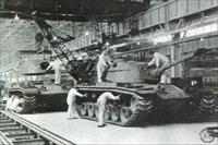 “Patton 48 tanks came down the assembly line of the ‘new’ tank plant in 1952”, photo from UAWLocal182.com