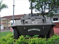 M8 armoured car in front of main entrance gate, photo by Ulilopes