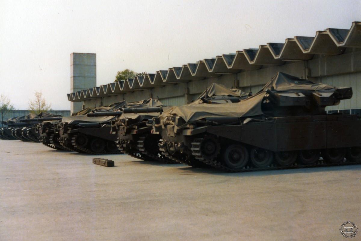 In service Centurion tanks