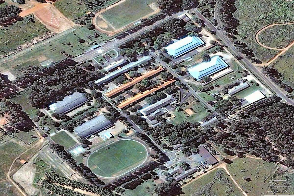 Aerial view of the Infantry Brigade base