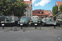 Armoured vehicles on display