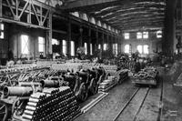 Arms manufacture during World War I, probably at Krupp, Bundesarchiv Collection