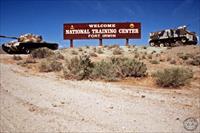 National Training Center sign, Fort Irwin - USAF photo