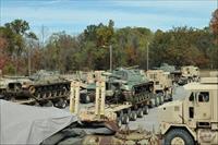 Loading up in Richardson Motor Pool, left to right: M48A5, M48A5E1, M60