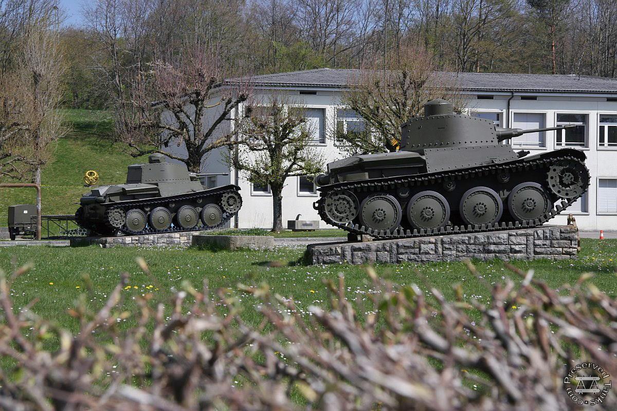 Panzerwagen 39 tanks on display at Bure